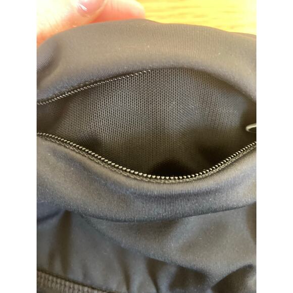 EUC Athleta High Rise Precision 7/8 Tight Leggings Black Mesh Cut Out L - Picture 12 of 13